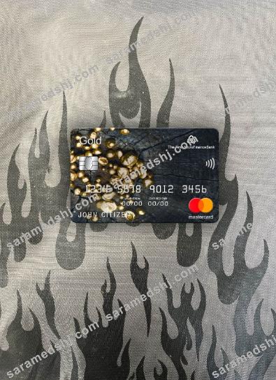Tajikistan The First MicroFinance (FMFB) bank mastercard gold photolook front